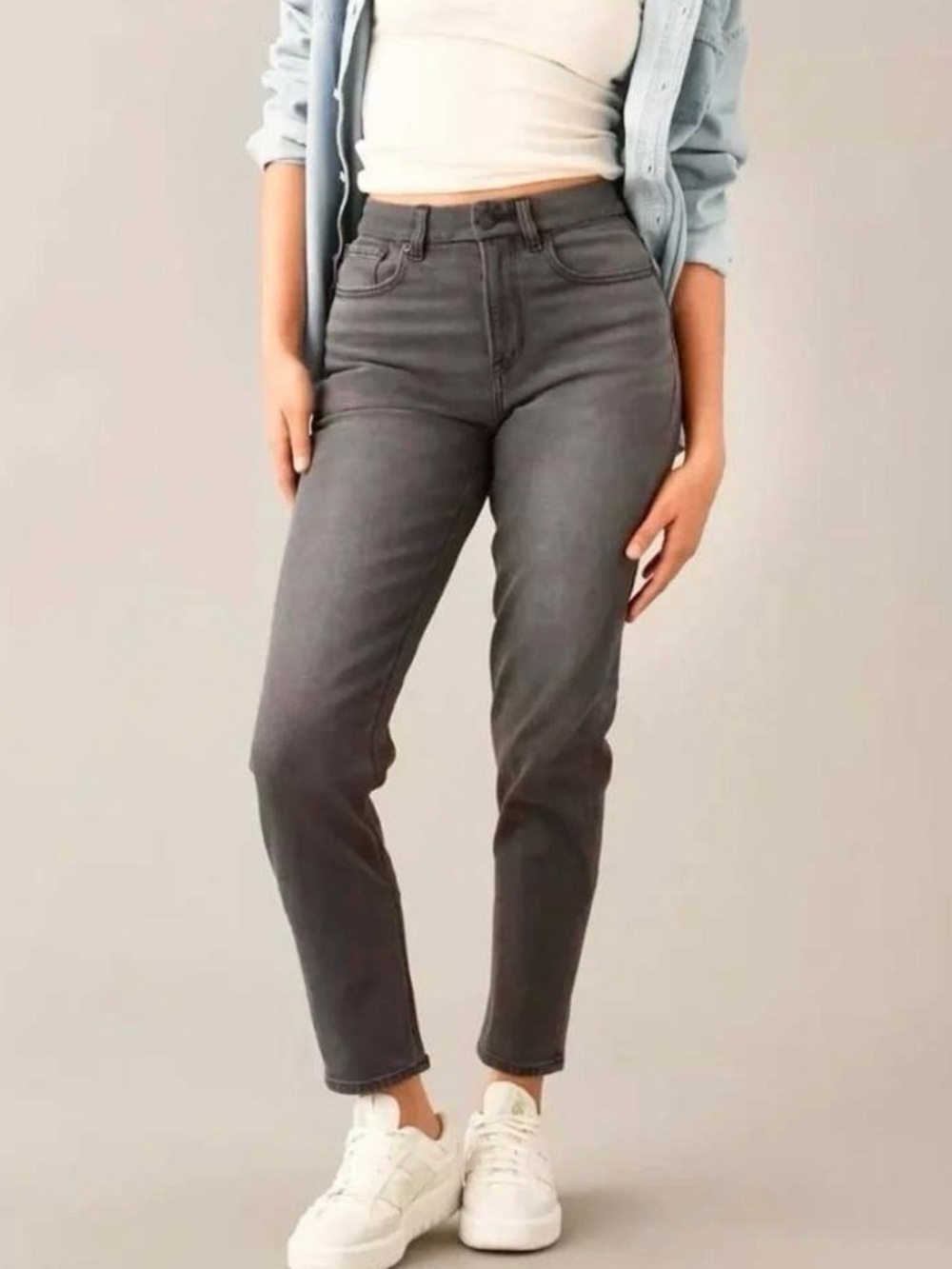 (3/$20) American Eagle Outfitters Black Curvy Mom Jeans